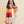 Contrast Color Stripes Chunky Pom Tassel Scarf
