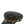 Leather Beret Cap with Chain and Number 5 Accent