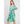 DIONA J HAND DRAWN WATERCOLOR FLOWER GARDEN KIMONO ONE SIZE COLOR GREEN