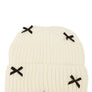 Mini Satin Ribbon Bow Beanie