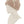 Knitted Beanie Hat with Pearl Ribbon Accent