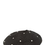 Fishnet with Rhinestone Accent Beret
