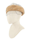 Fishnet with Rhinestone Accent Beret