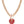 Pave Crystals Heart Pendant Necklace Set