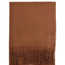 Plain Woolen Fringed Edge Scarf