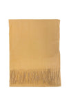 Plain Woolen Fringed Edge Scarf