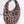 Leopard Print Top Handle Circle Swing Bag