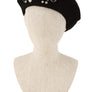 Diamond Charm Solid Wool Beret