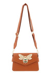 Bee Decorated Crossbody Bag