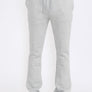 Mens Solid Fleece Flare Stacked PANTS