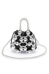 Metallic Beaded Petite Party Swing Bag