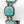 Oversize Square Turquoise Stretch Bracelet