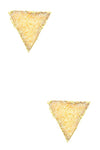 Triangle Druzy Studs