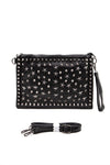 Star Studs Convertible Clutch Crossbody Swing Bag