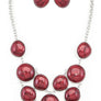 Pebble Stone Statement Necklace Set