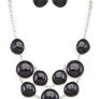 Pebble Stone Statement Necklace Set