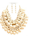 Zillion Pearls Statement Necklace Set