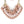 Fringe Beads & Flowers Statement Necklace Set