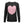 Love Heart Jacquard Round Neck Pullover Sweater