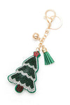 Crystal Christmas Tree Key Charm