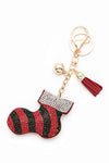 Christmas Stocking Pave Key Chain