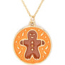 Gingerbread Cookie Pendant Necklace
