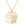 Laser Cut Holiday Present Dainty Pendant Necklace