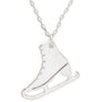 Laser Cut Ice Skate Pendant Necklace