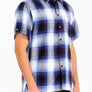 Mens Plaid Short Sleeve Flannel