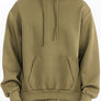 Mens Solid Tech  Fleece Hoodie