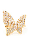 Cubic Zirconia Iconic Butterfly Ring