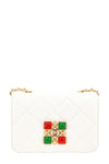 Diamond Embellished Quilted Mini Bag