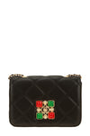 Diamond Embellished Quilted Mini Bag