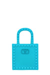 V Buckle Mini Jelly Handle Bag