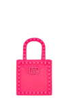 V Buckle Mini Jelly Handle Bag