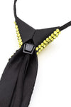 Marde Gras Stone Pave Neck Tie