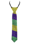 Marde Gras Stone Pave Neck Tie