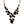 Pebble Acrylic Statement Necklace Set