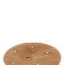 Pearl Charm Solid Wool Beret