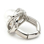 Pearl & Crystals Stretch Ring