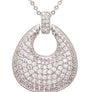 Micro Setting CZ Pendant Necklace