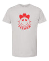 Yeehaw Smiley Heart Valentine Graphic Tee