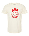 Yeehaw Smiley Heart Valentine Graphic Tee