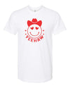 Yeehaw Smiley Heart Valentine Graphic Tee