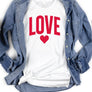 Love Heart Graphic Tee
