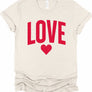 Love Heart Graphic Tee