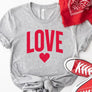 Love Heart Graphic Tee