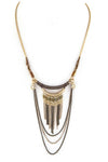 Beads & Layer Chains Necklace