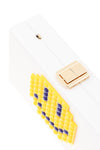 Pixelated Smiley Face Clutch Evening Bag