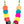 Mix Color Wooden Disk Long Necklace set